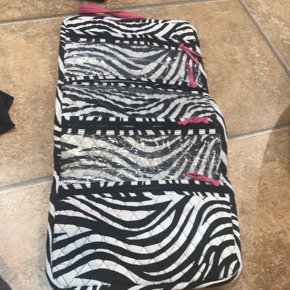 Hanging toiletry bag